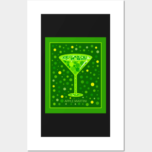 Apple Martini | Cocktail | Pop Art Posters and Art